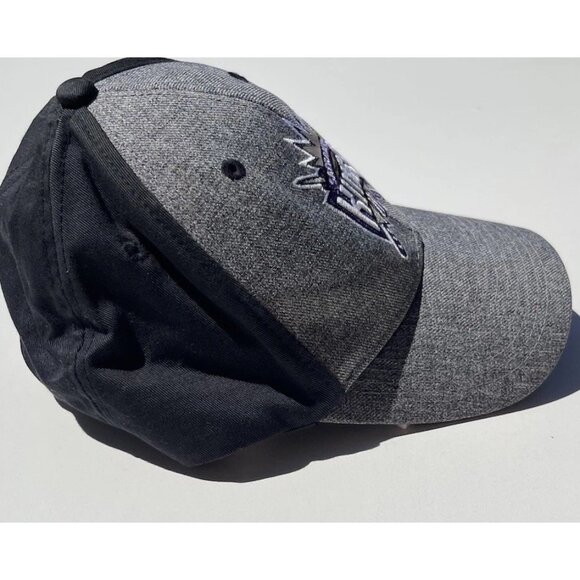 Sacramento Kings Strapback Hat Adult One Size Black Basketball NBA Vtg Hit Wear - Picture 5 of 10